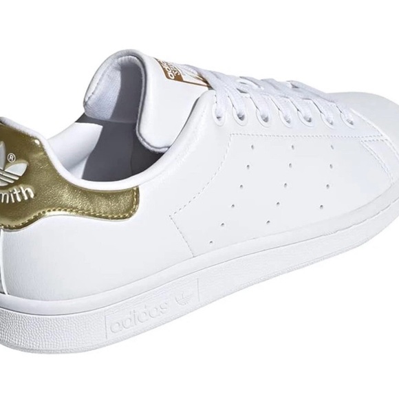 Adidas Stan Smith Sneakers – Women’s 10.5 – White/Gold Metallic – NWT - Picture 2 of 7